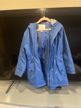 Urban Republic Blue Hooded Kids Rain Jacket